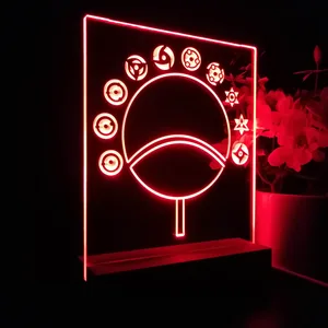 Naruto Sharingan Circular Fan LED Desk Light