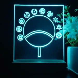 Naruto Sharingan Circular Fan LED Desk Light