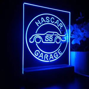 Nascar 88 Garage Dale Jr LED Desk Light