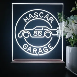 Nascar 88 Garage Dale Jr LED Desk Light