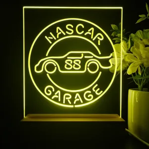 Nascar 88 Garage Dale Jr LED Desk Light