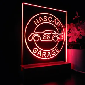 Nascar 88 Garage Dale Jr LED Desk Light
