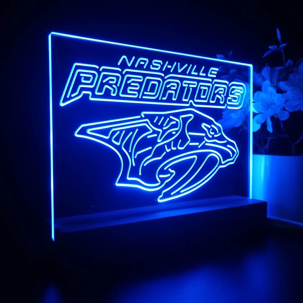 Nashville Predators Logo LED Desk Light