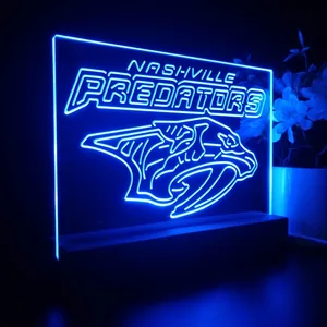 Nashville Predators Logo LED Desk Light