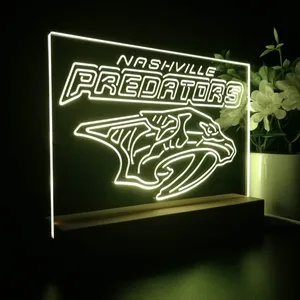 Nashville Predators Logo LED Desk Light