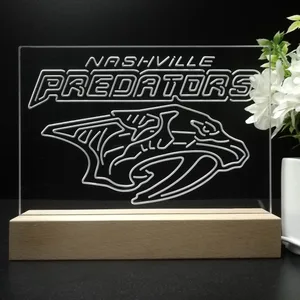 Nashville Predators Logo LED Desk Light