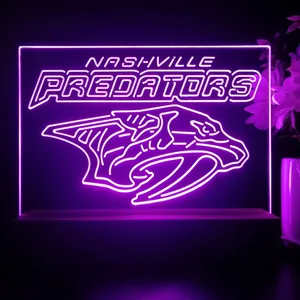 Nashville Predators Logo LED Desk Light