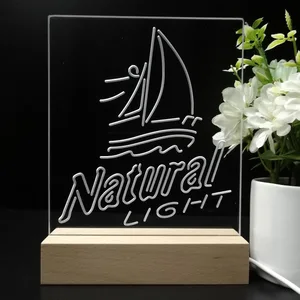 Natural Light Sailboat 2 LED Desk Light