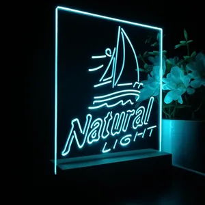 Natural Light Sailboat 2 LED Desk Light