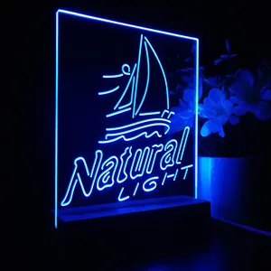 Natural Light Sailboat LED Desk Light