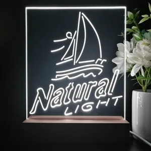 Natural Light Sailboat LED Desk Light