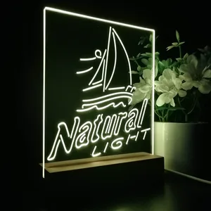 Natural Light Sailboat LED Desk Light