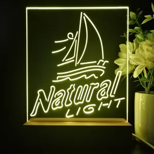 Natural Light Sailboat LED Desk Light
