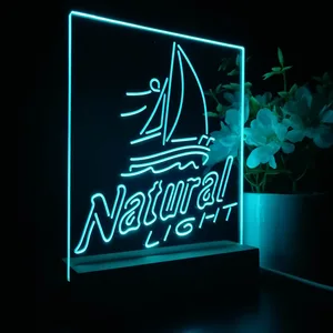 Natural Light Sailboat LED Desk Light