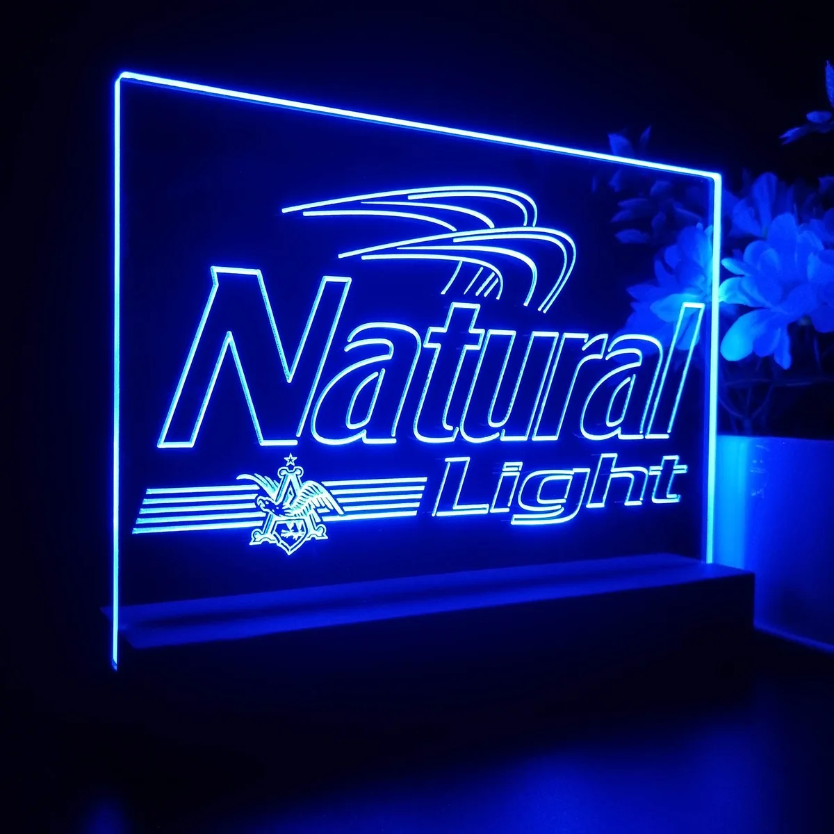 Natural Light Small Logo LED Desk Light