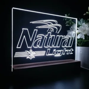 Natural Light Small Logo LED Desk Light