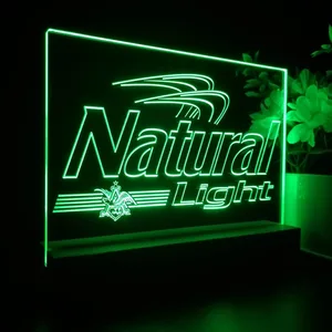 Natural Light Small Logo LED Desk Light