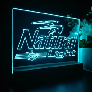 Natural Light Small Logo LED Desk Light