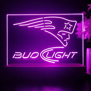 New England Patriots Bud Light LED Desk Light