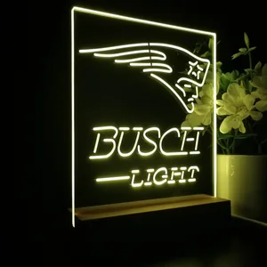New England Patriots Busch Light LED Desk Light