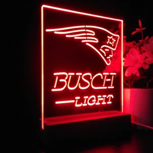 New England Patriots Busch Light LED Desk Light