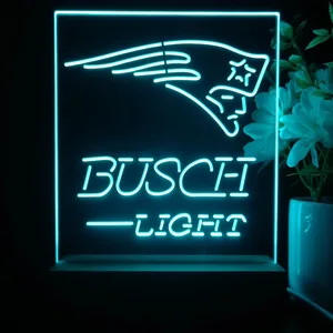 New England Patriots Busch Light LED Desk Light
