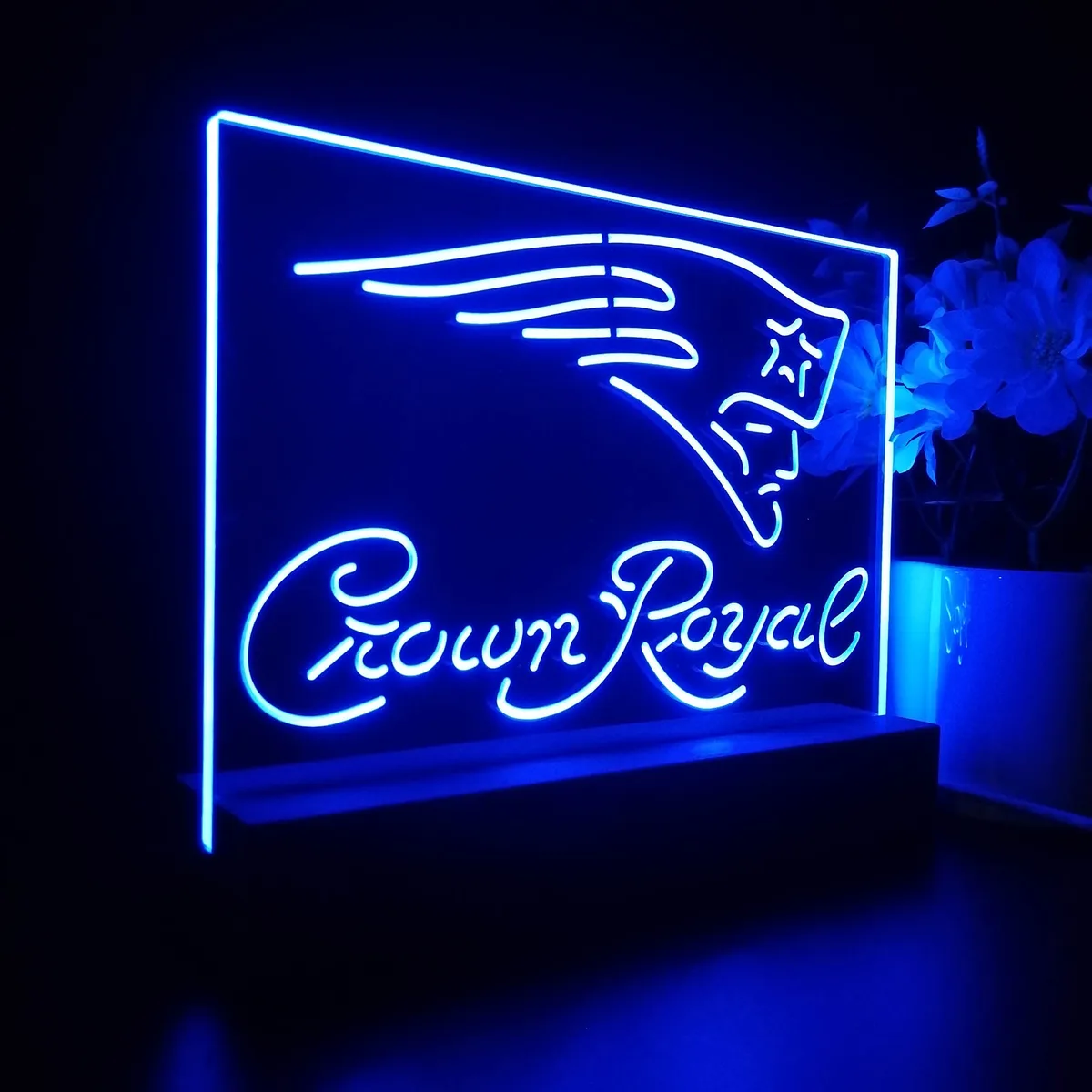 New England Patriots Crown Royal LED Desk Light