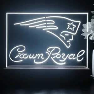 New England Patriots Crown Royal LED Desk Light