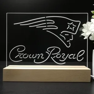New England Patriots Crown Royal LED Desk Light
