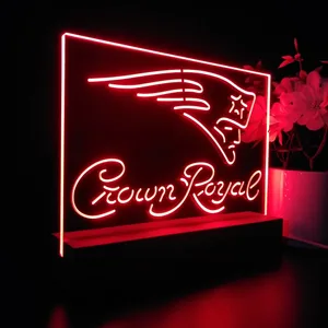 New England Patriots Crown Royal LED Desk Light