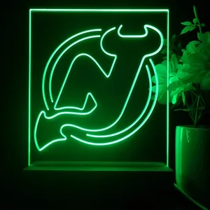 New Jersey Devils Logo 1 LED Desk Light - Legacy Edition