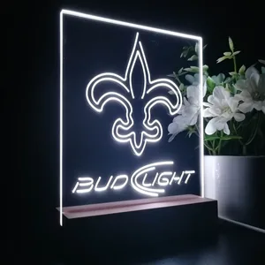 New Orleans Saints Bud Light LED Desk Light
