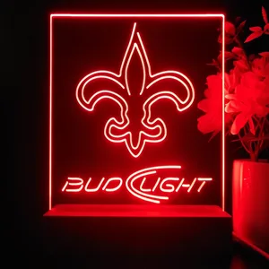 New Orleans Saints Bud Light LED Desk Light