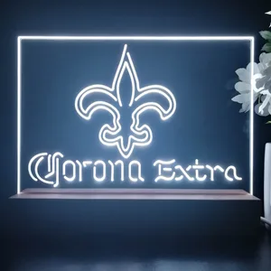 New Orleans Saints Corona Extra LED Desk Light