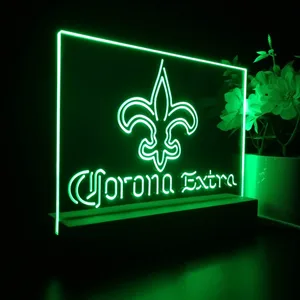 New Orleans Saints Corona Extra LED Desk Light