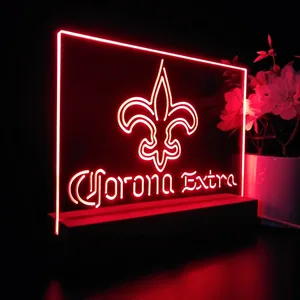 New Orleans Saints Corona Extra LED Desk Light
