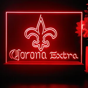 New Orleans Saints Corona Extra LED Desk Light