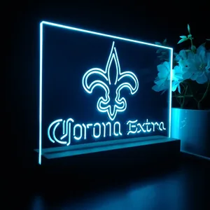 New Orleans Saints Corona Extra LED Desk Light
