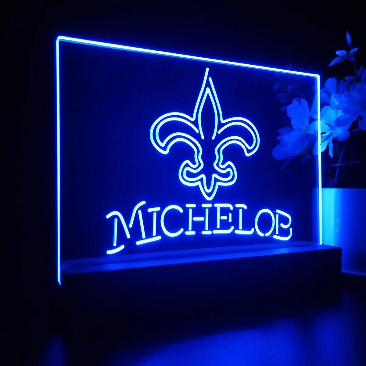New Orleans Saints Michelob LED Desk Light