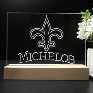 New Orleans Saints Michelob LED Desk Light