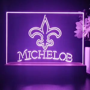 New Orleans Saints Michelob LED Desk Light