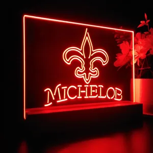 New Orleans Saints Michelob LED Desk Light
