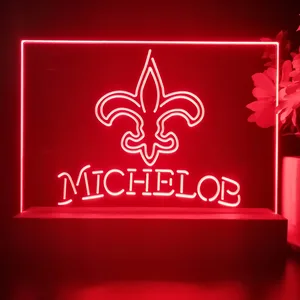 New Orleans Saints Michelob LED Desk Light