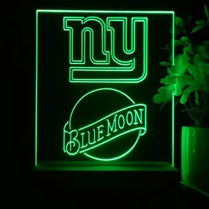 New York Giants Blue Moon LED Desk Light