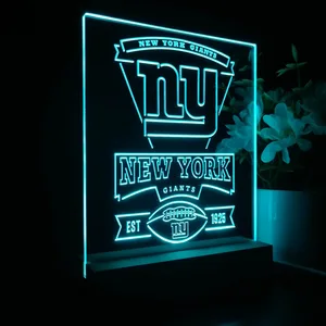 New York Giants EST 1925 LED Desk Light