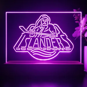 New York Islanders Fisherman Logo LED Desk Light
