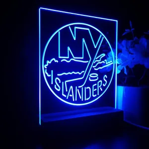New York Islanders Logo 1 LED Desk Light