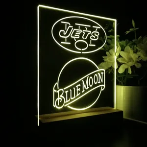 New York Jets Blue Moon LED Desk Light
