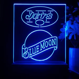 New York Jets Blue Moon LED Desk Light