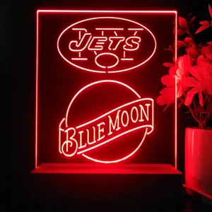New York Jets Blue Moon LED Desk Light